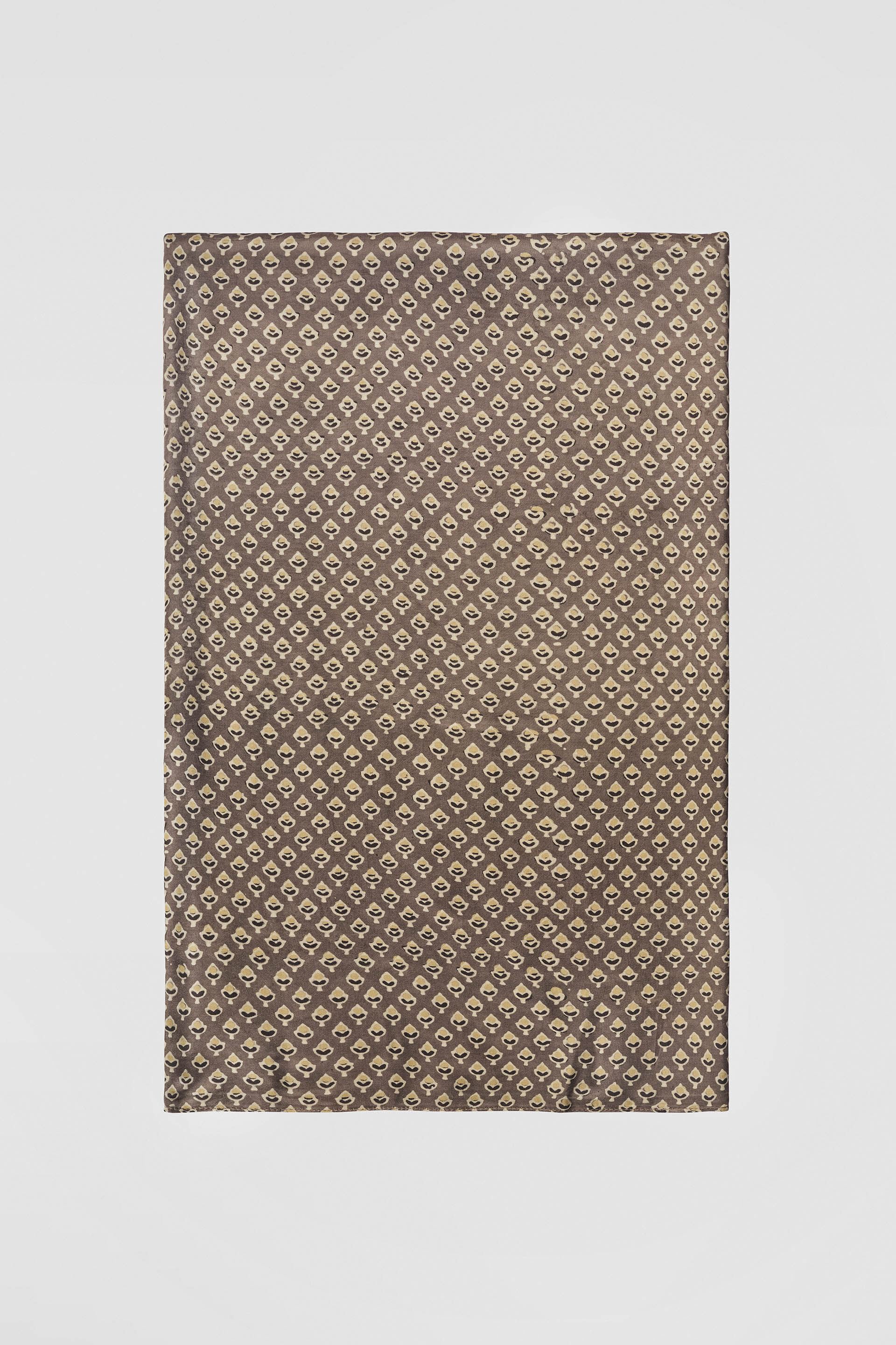 Briscoe Handcrafted Ajrakh Saree, Mustard, image 7